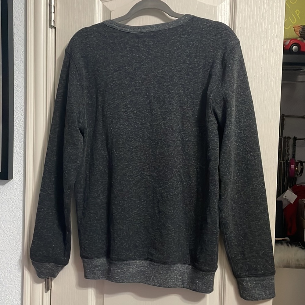 Faherty Dual Knit Crew Sweatshirt Minimalist Preppy Lounge - Picture 7 of 7